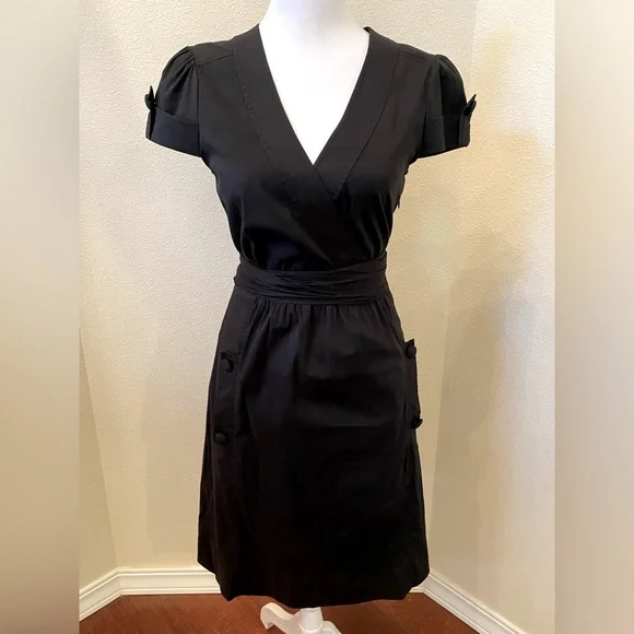 【BCBGMAXAZRIA】Edith Black dress BCBGMAXAZRIABlackLaceDress_678